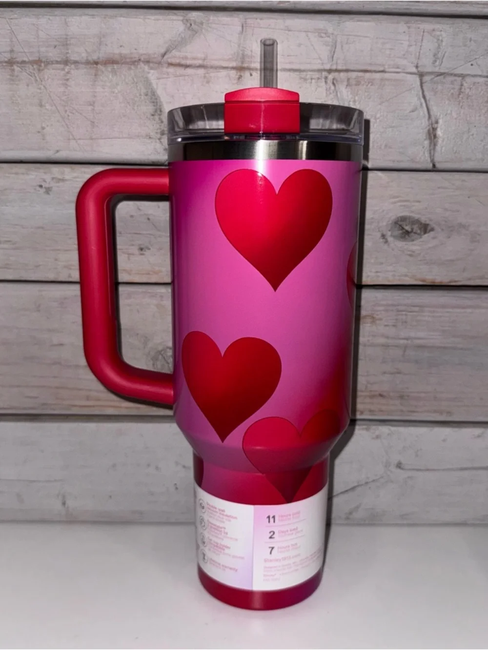 Stanley x Target 40oz Quencher - Rouge Heart Gradient - Valentines NWT Release - Picture 3 of 8